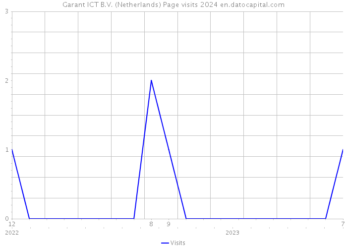 Garant ICT B.V. (Netherlands) Page visits 2024 