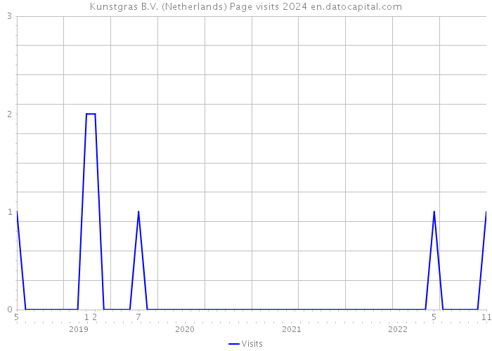 Kunstgras B.V. (Netherlands) Page visits 2024 