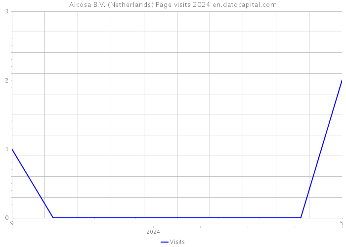 Alcosa B.V. (Netherlands) Page visits 2024 