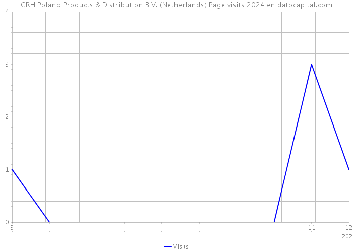 CRH Poland Products & Distribution B.V. (Netherlands) Page visits 2024 