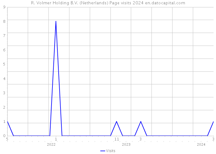 R. Volmer Holding B.V. (Netherlands) Page visits 2024 
