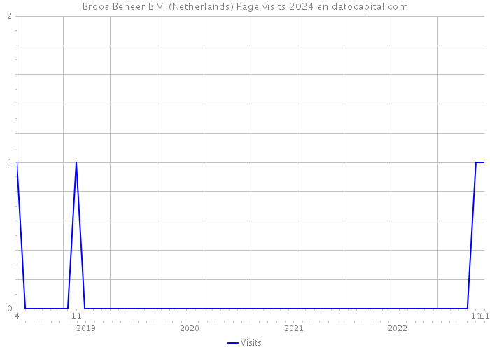 Broos Beheer B.V. (Netherlands) Page visits 2024 