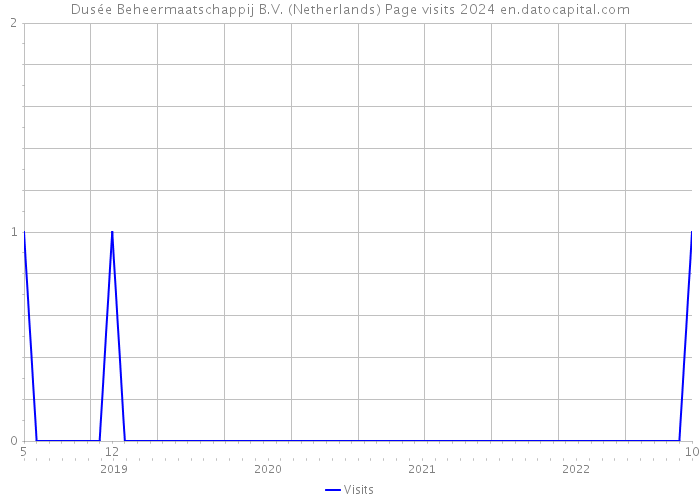 Dusée Beheermaatschappij B.V. (Netherlands) Page visits 2024 