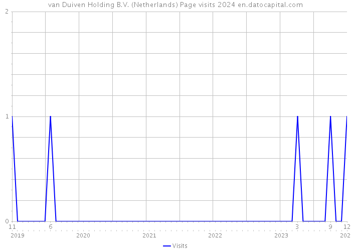 van Duiven Holding B.V. (Netherlands) Page visits 2024 