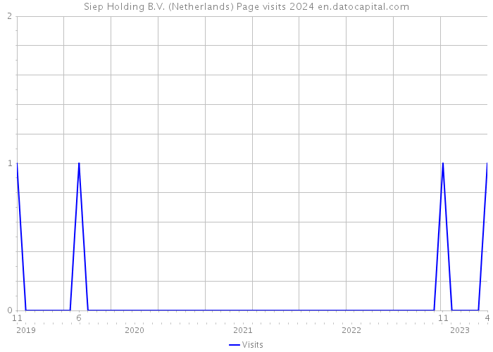 Siep Holding B.V. (Netherlands) Page visits 2024 