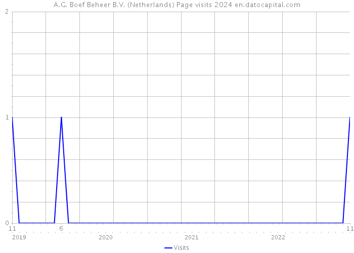 A.G. Boef Beheer B.V. (Netherlands) Page visits 2024 