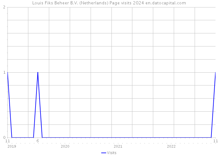Louis Fiks Beheer B.V. (Netherlands) Page visits 2024 