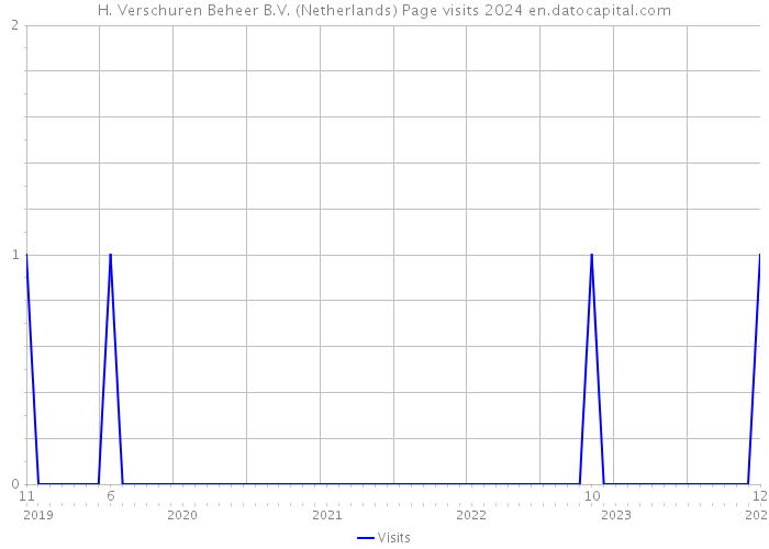 H. Verschuren Beheer B.V. (Netherlands) Page visits 2024 