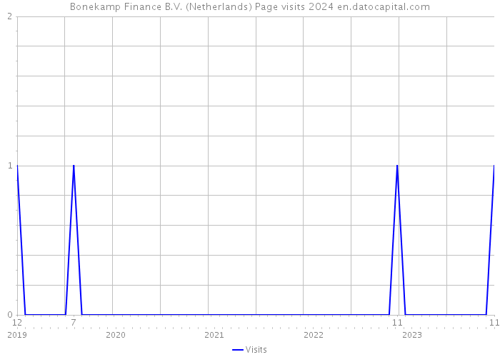 Bonekamp Finance B.V. (Netherlands) Page visits 2024 