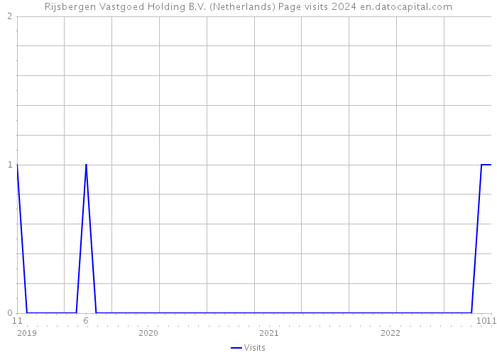 Rijsbergen Vastgoed Holding B.V. (Netherlands) Page visits 2024 