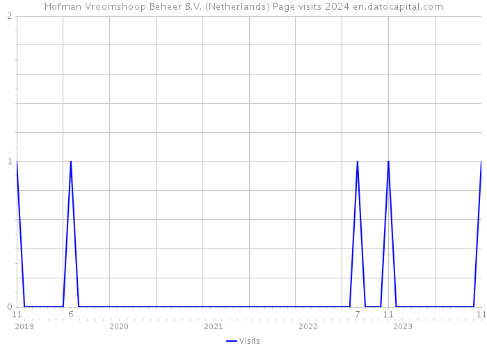 Hofman Vroomshoop Beheer B.V. (Netherlands) Page visits 2024 