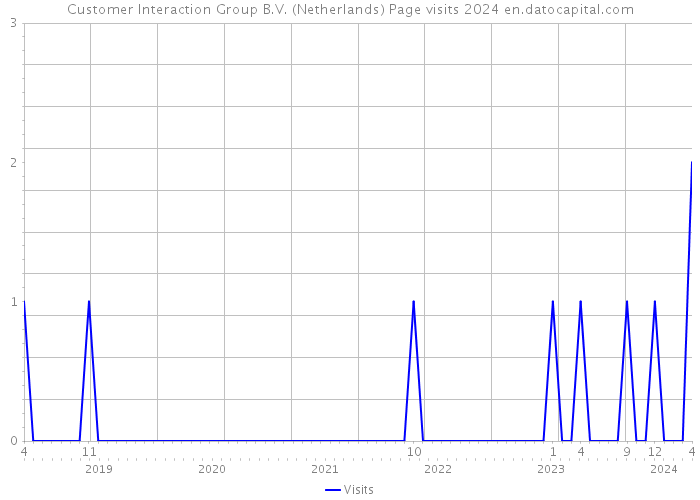 Customer Interaction Group B.V. (Netherlands) Page visits 2024 