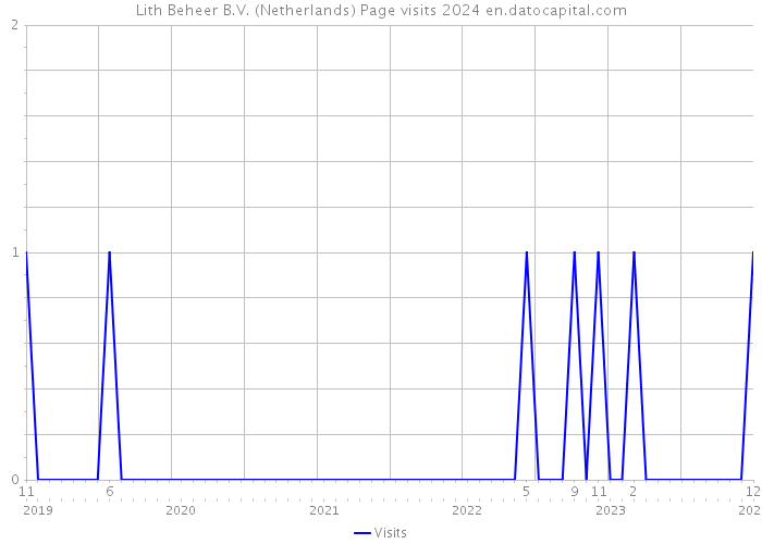 Lith Beheer B.V. (Netherlands) Page visits 2024 