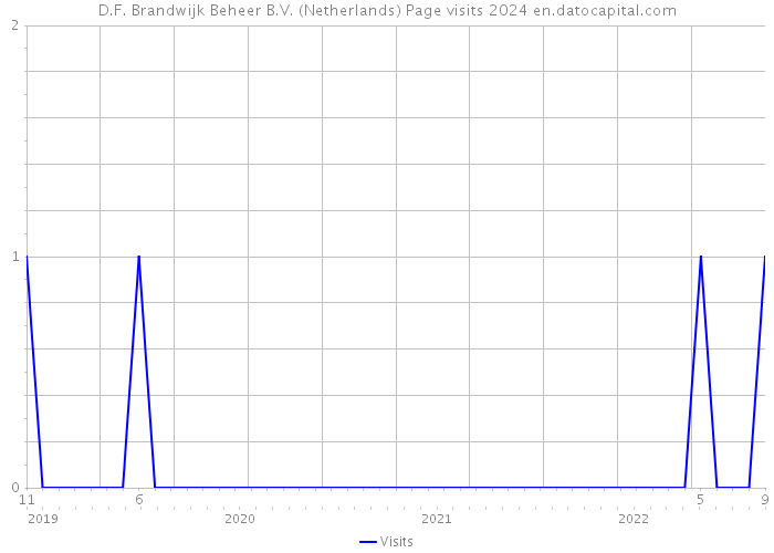 D.F. Brandwijk Beheer B.V. (Netherlands) Page visits 2024 