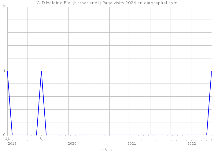 GLD Holding B.V. (Netherlands) Page visits 2024 