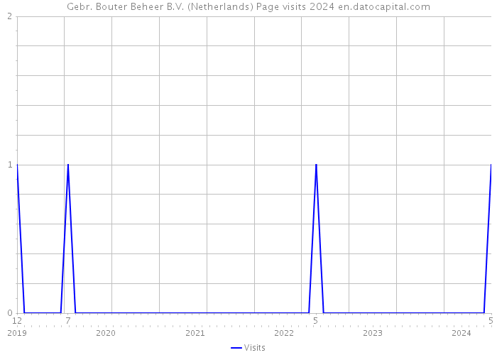 Gebr. Bouter Beheer B.V. (Netherlands) Page visits 2024 