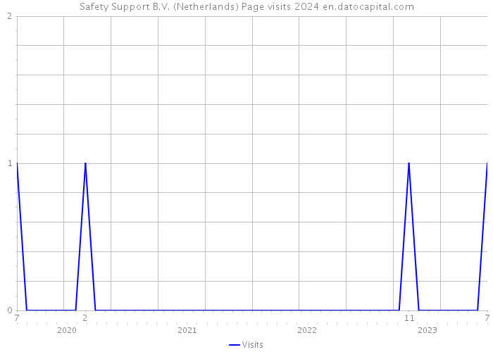 Safety Support B.V. (Netherlands) Page visits 2024 