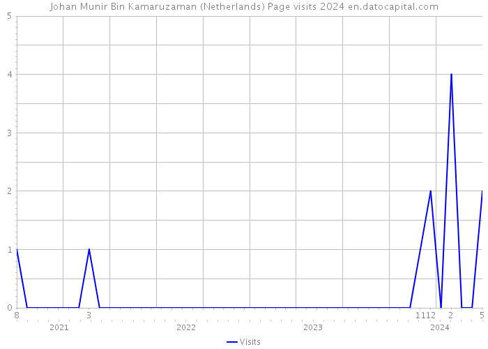 Johan Munir Bin Kamaruzaman (Netherlands) Page visits 2024 