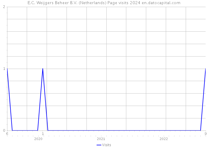 E.C. Weijgers Beheer B.V. (Netherlands) Page visits 2024 