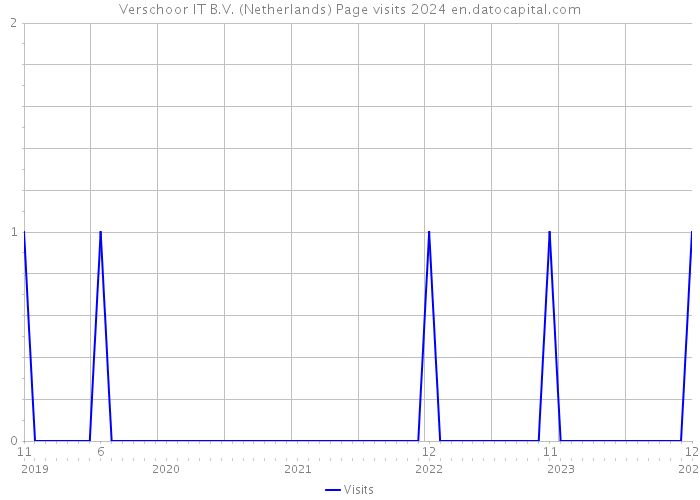 Verschoor IT B.V. (Netherlands) Page visits 2024 