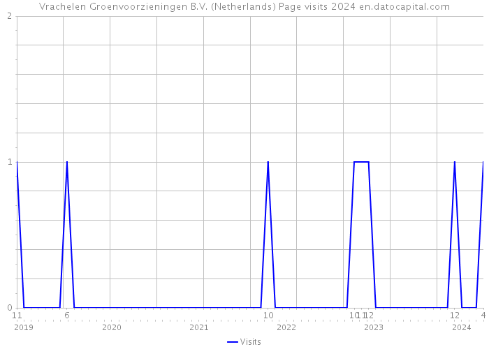 Vrachelen Groenvoorzieningen B.V. (Netherlands) Page visits 2024 