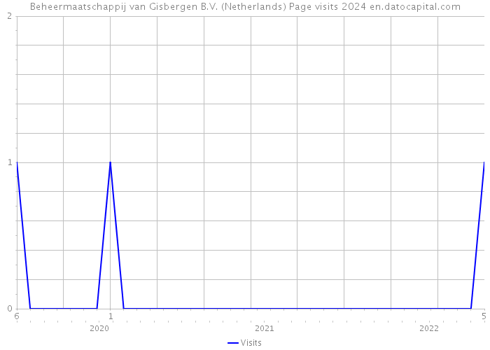 Beheermaatschappij van Gisbergen B.V. (Netherlands) Page visits 2024 