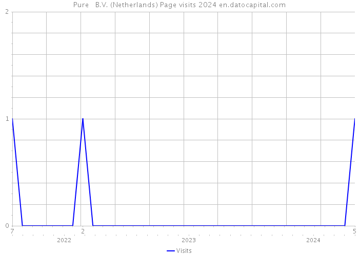 Pure + B.V. (Netherlands) Page visits 2024 