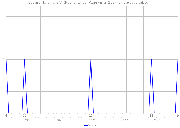 Segers Holding B.V. (Netherlands) Page visits 2024 