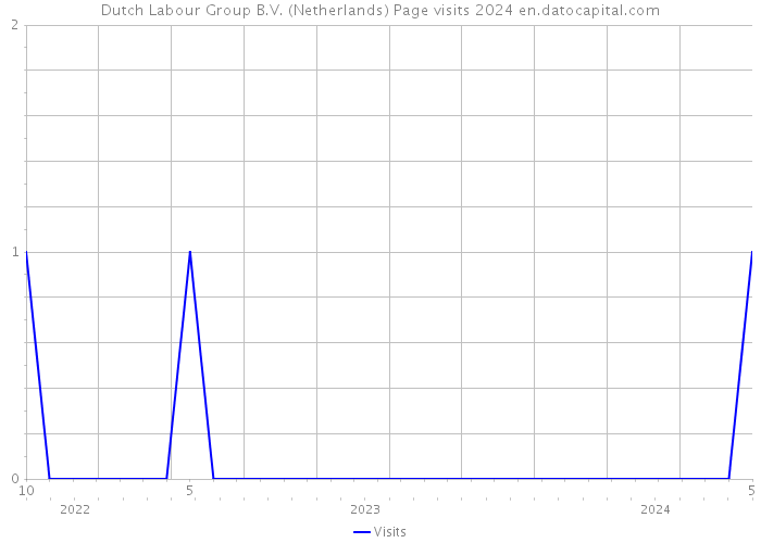 Dutch Labour Group B.V. (Netherlands) Page visits 2024 
