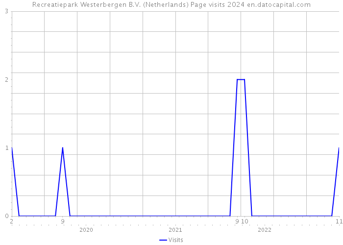 Recreatiepark Westerbergen B.V. (Netherlands) Page visits 2024 
