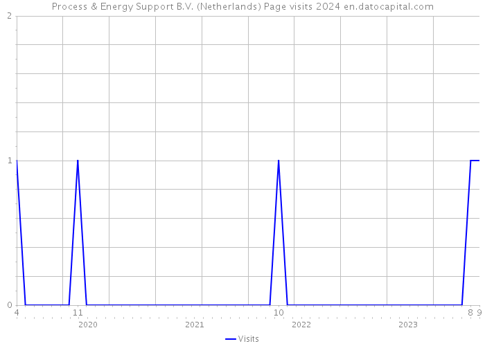 Process & Energy Support B.V. (Netherlands) Page visits 2024 