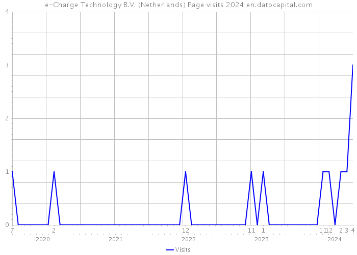 e-Charge Technology B.V. (Netherlands) Page visits 2024 