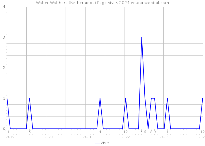Wolter Wolthers (Netherlands) Page visits 2024 