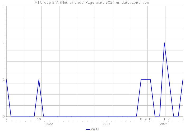 MJ Group B.V. (Netherlands) Page visits 2024 