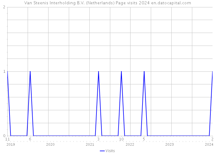 Van Steenis Interholding B.V. (Netherlands) Page visits 2024 