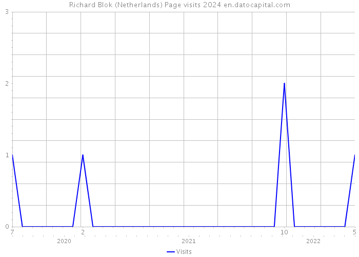 Richard Blok (Netherlands) Page visits 2024 