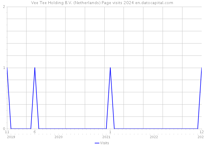 Vee Tee Holding B.V. (Netherlands) Page visits 2024 