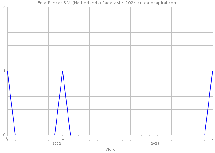 Enio Beheer B.V. (Netherlands) Page visits 2024 