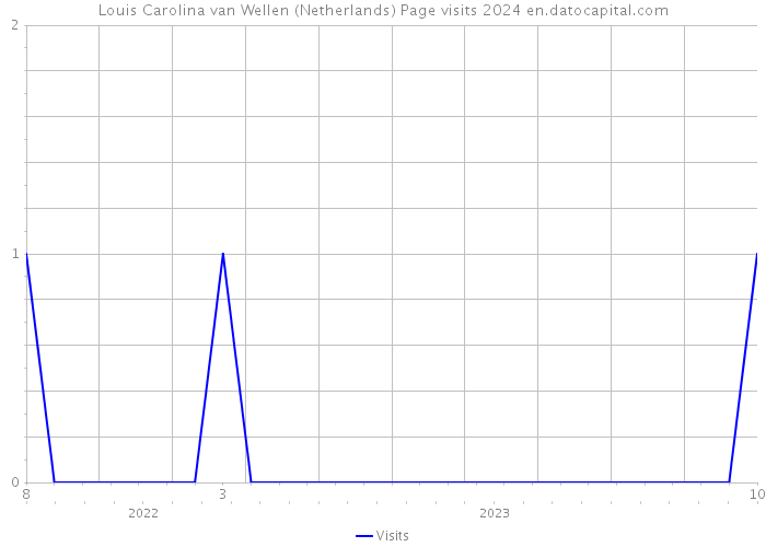 Louis Carolina van Wellen (Netherlands) Page visits 2024 
