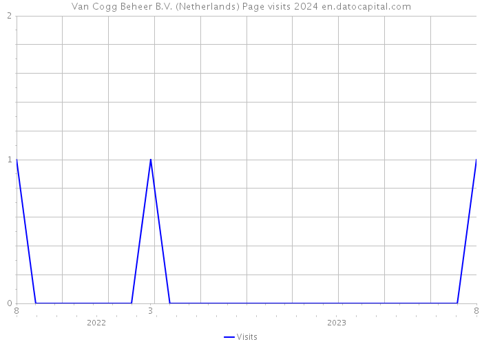 Van Cogg Beheer B.V. (Netherlands) Page visits 2024 
