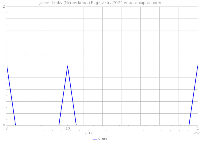 Jasper Links (Netherlands) Page visits 2024 