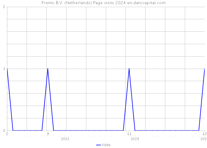 Fremo B.V. (Netherlands) Page visits 2024 