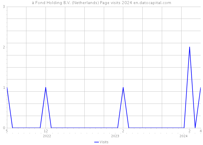 à Fond Holding B.V. (Netherlands) Page visits 2024 