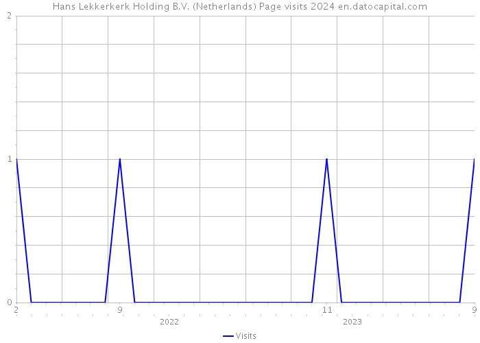 Hans Lekkerkerk Holding B.V. (Netherlands) Page visits 2024 