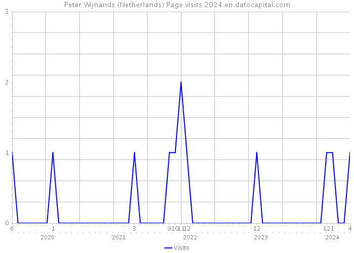 Peter Wijnands (Netherlands) Page visits 2024 