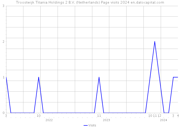 Troostwijk Titania Holdings 2 B.V. (Netherlands) Page visits 2024 