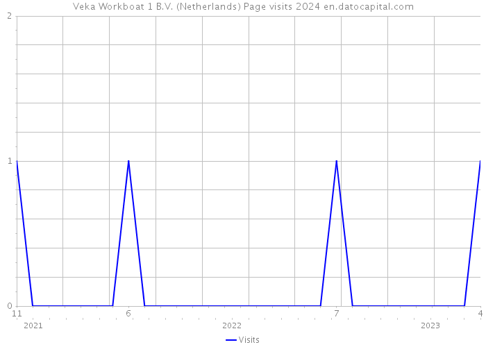 Veka Workboat 1 B.V. (Netherlands) Page visits 2024 