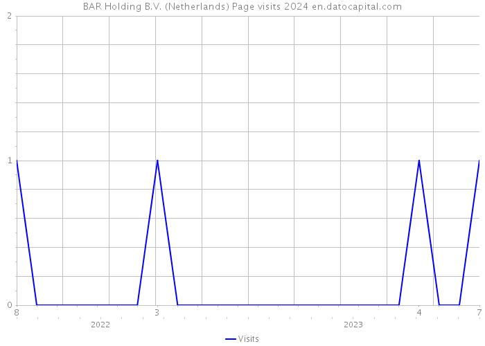 BAR Holding B.V. (Netherlands) Page visits 2024 