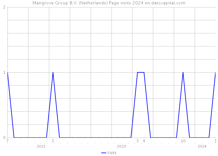 Mangrove Group B.V. (Netherlands) Page visits 2024 