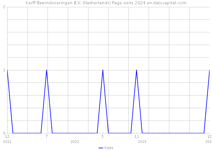 Kerff Bewindvoeringen B.V. (Netherlands) Page visits 2024 